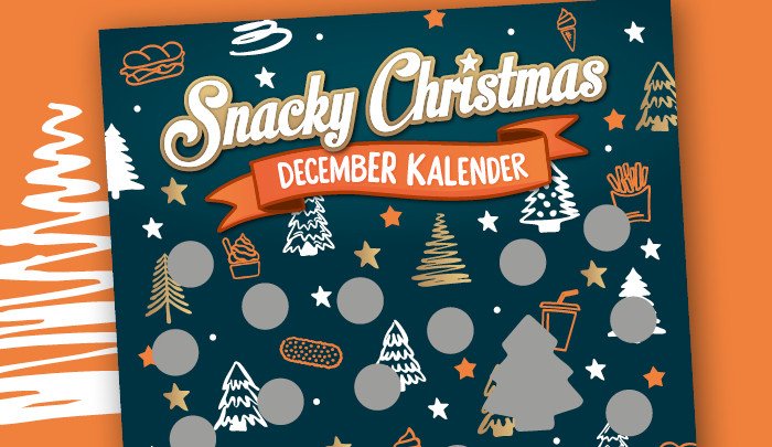 Snacky kalender bij Foodmaster - kras en win bij een besteding van 30 euro
